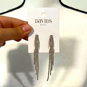 David’s bridal earrings